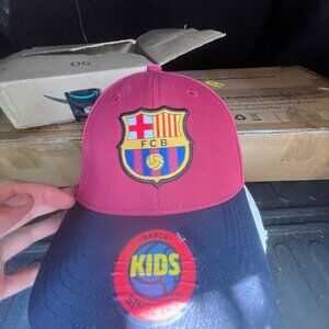 FC Barcelona Hat Strapback Adjustable Soccer Cap